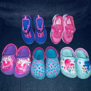 EUC toddler girl’s size 9 spring/summer shoe lot